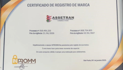 ASSETRAN recebe Certificado de Registro de Marca