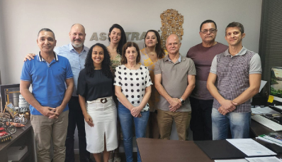 Assetran recebe visita da Capitã Estéfane, vice-prefeita e associada